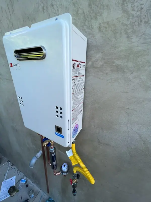 Tankless water heater installation for Curzon Mill homes